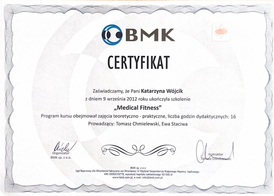 Instruktor Fitness