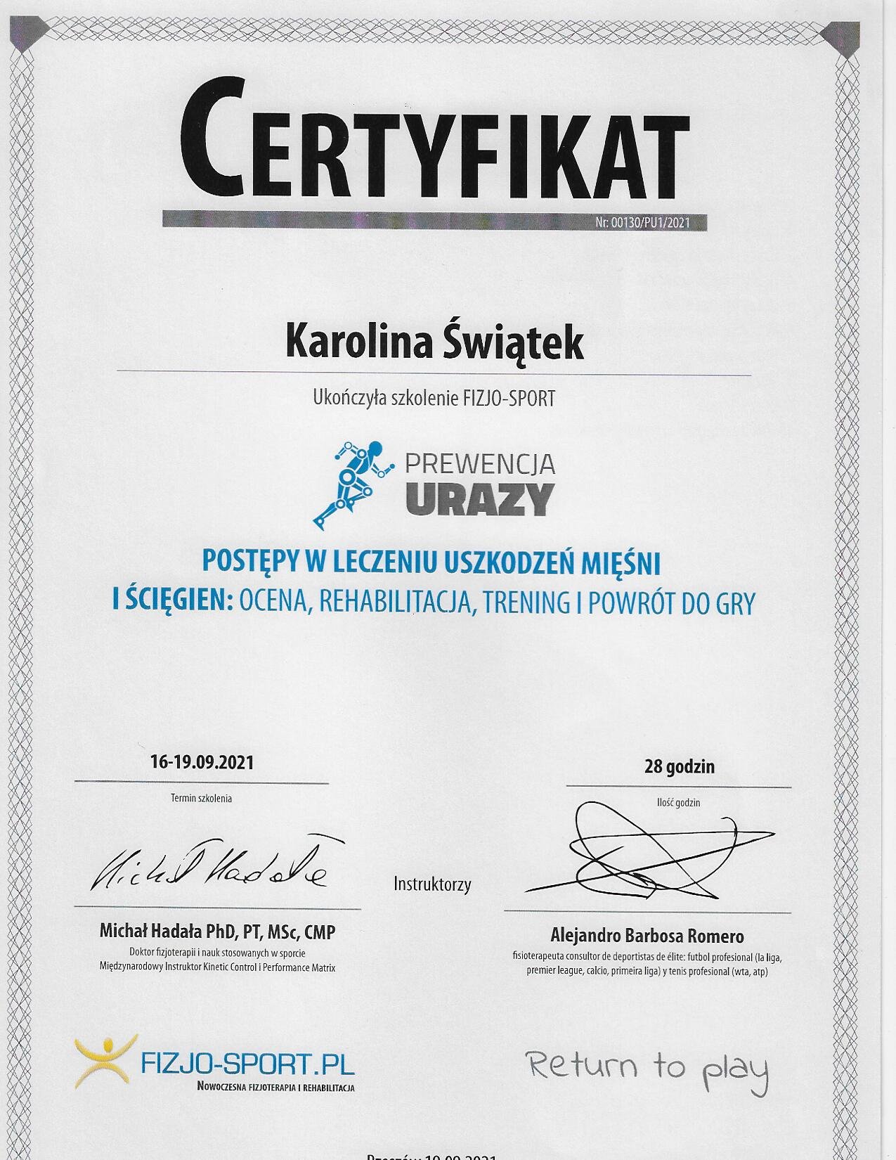 Karolina Świątek