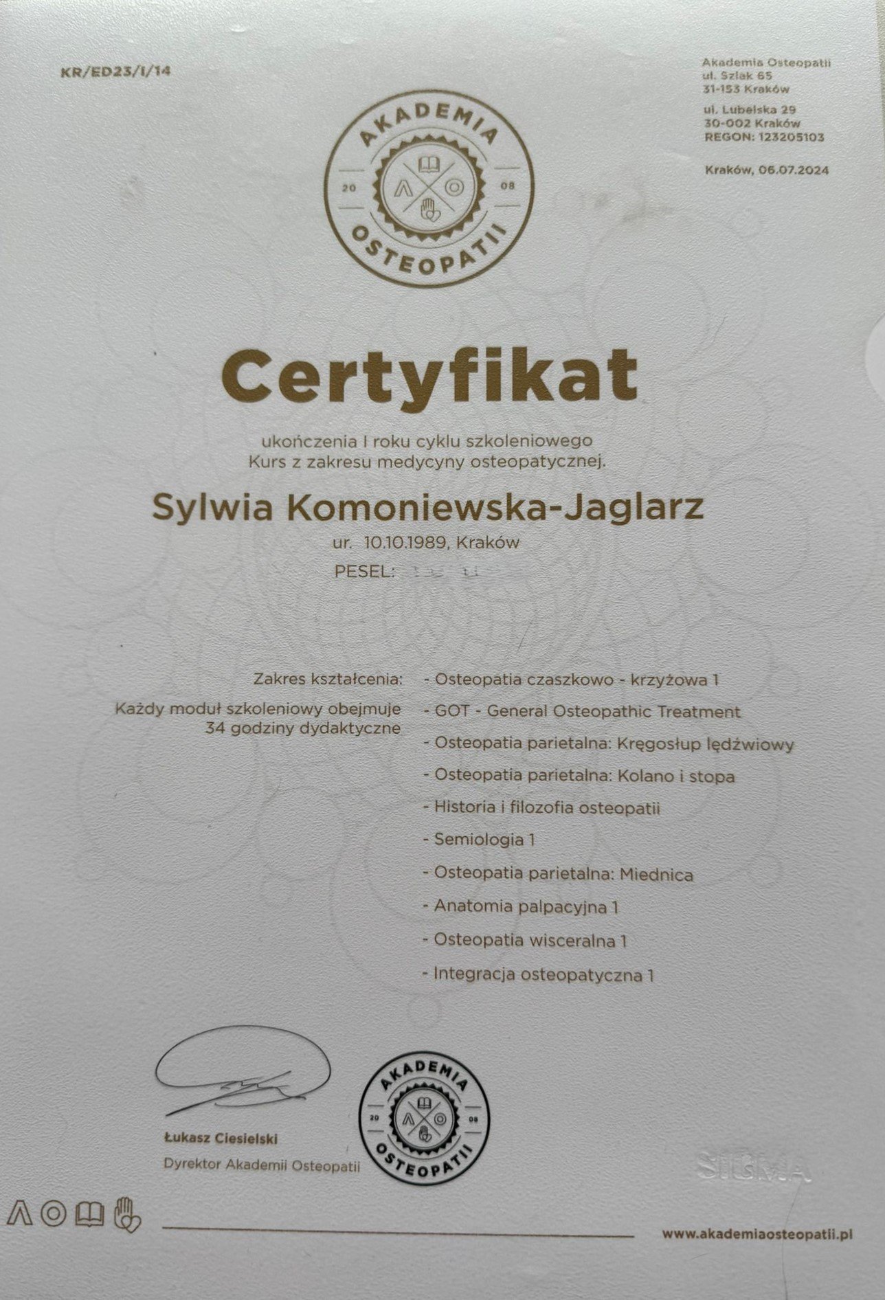 Osteopatia