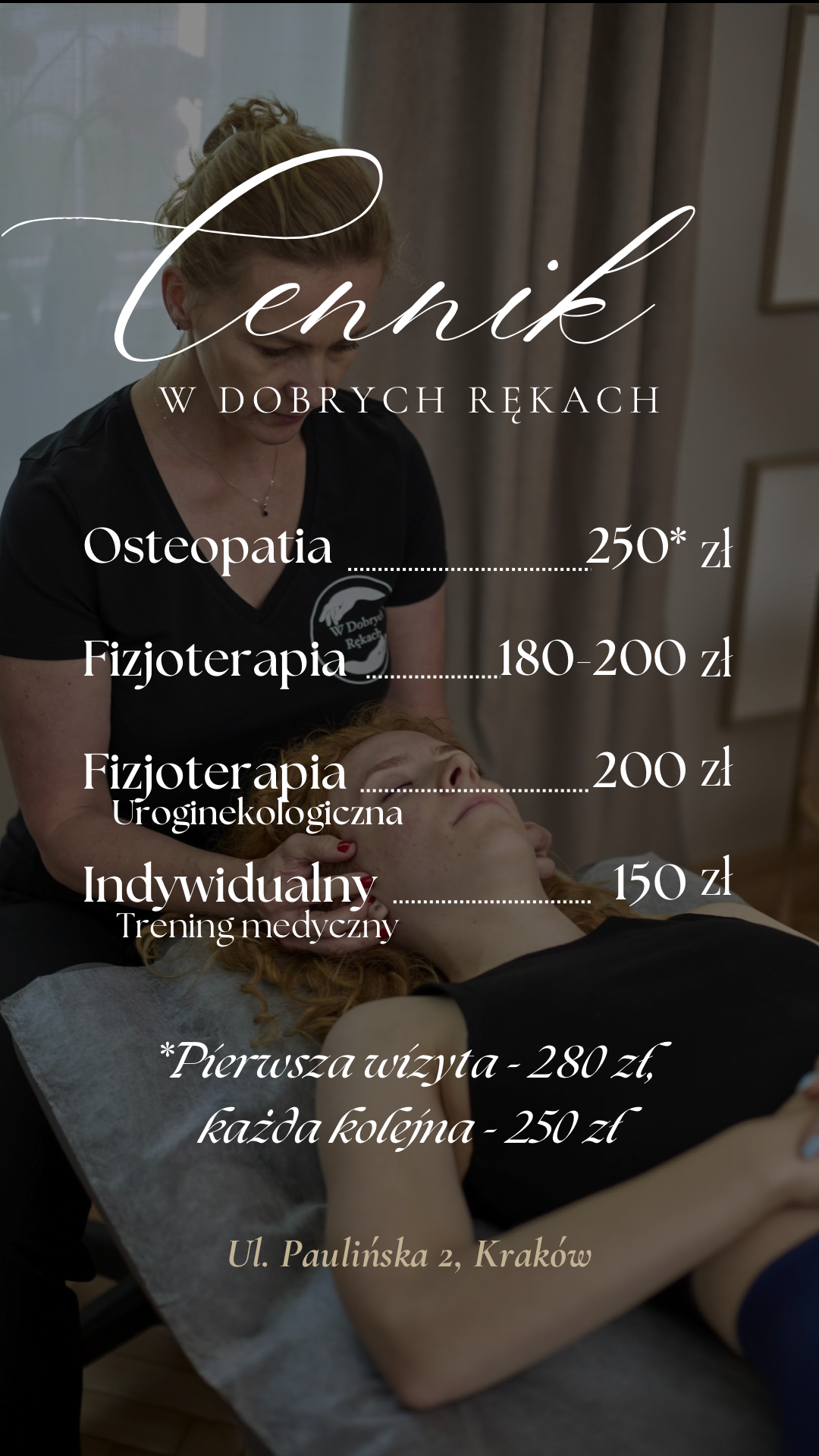 Cennik zabiegów 2