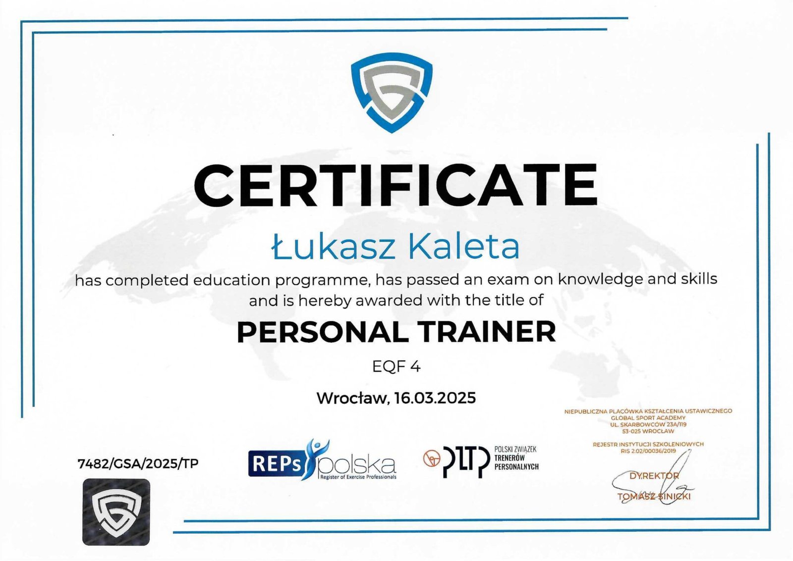 personal trainer
