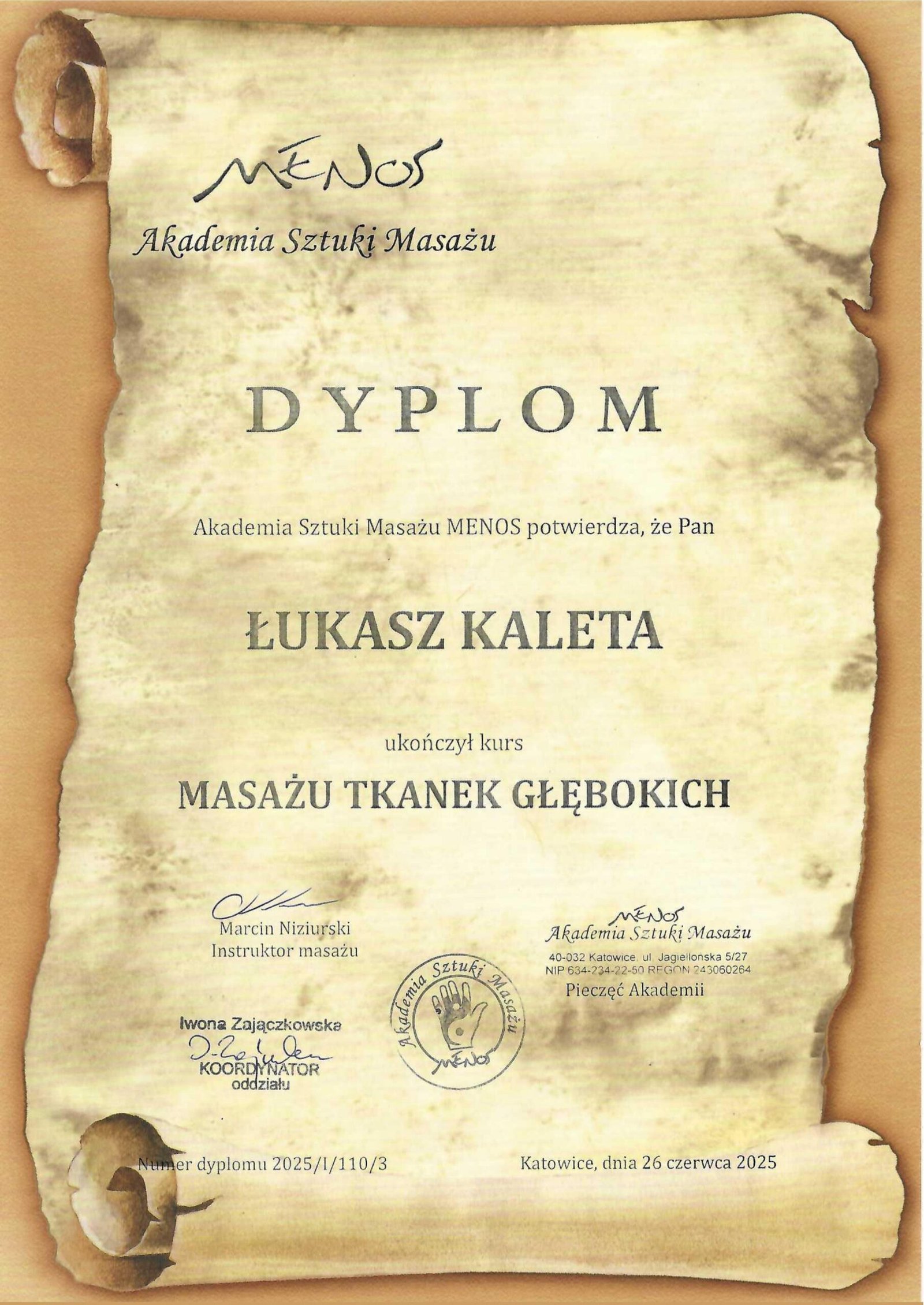 masaż tkanek głębokich