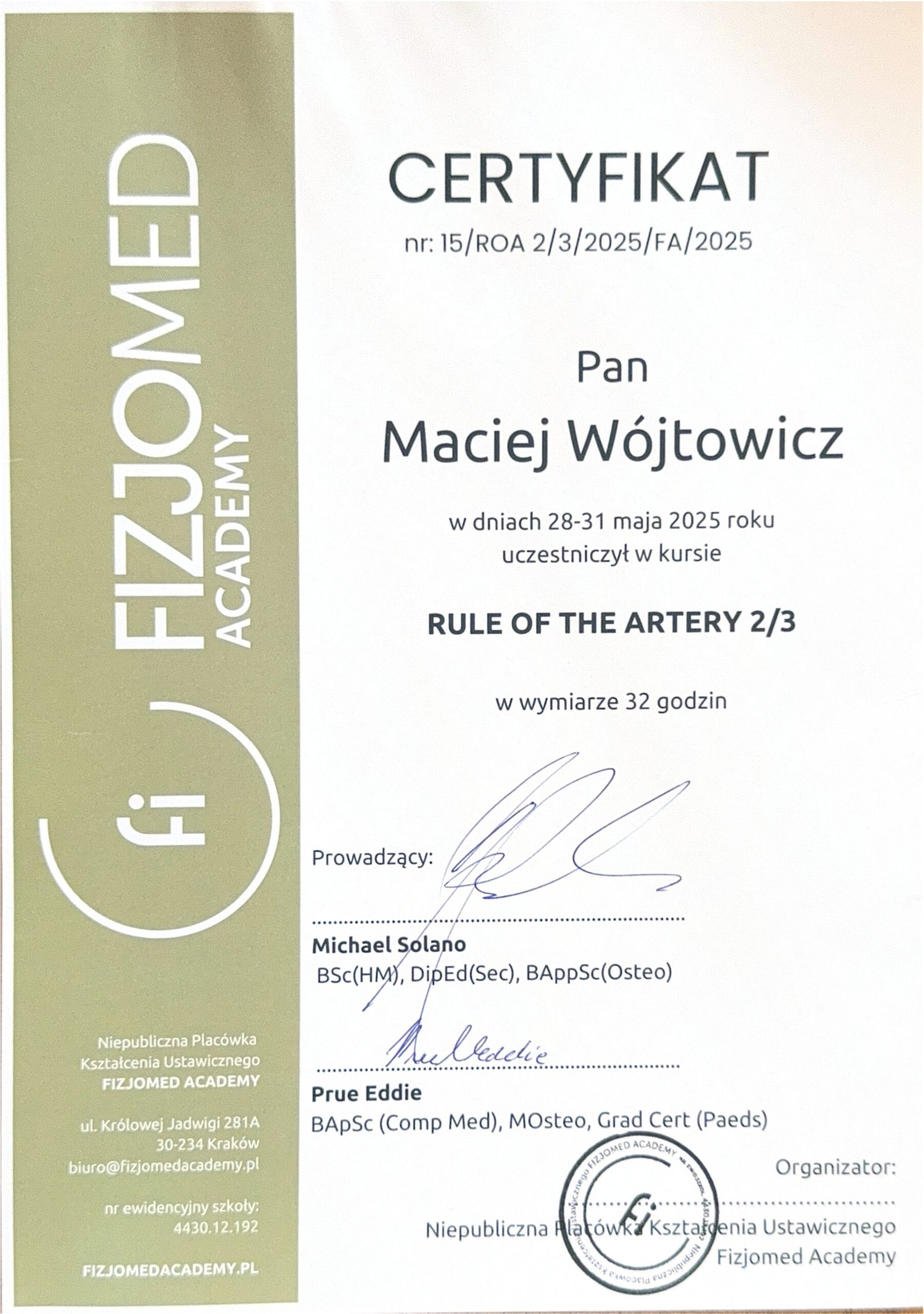 Eule of the Artery III