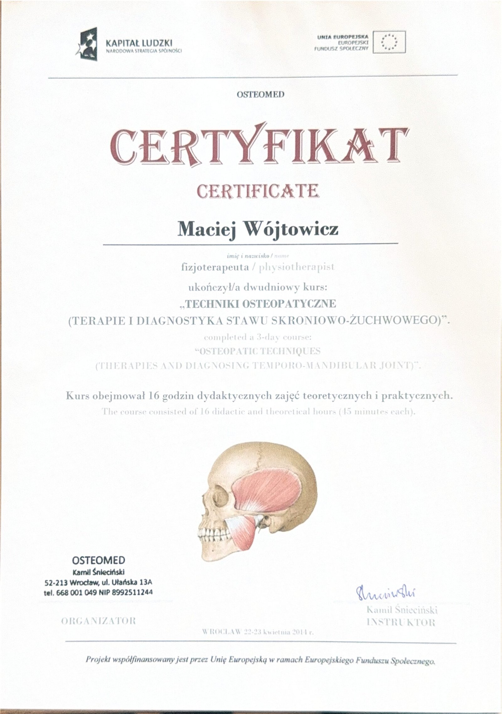 Techniki osteopatyczne